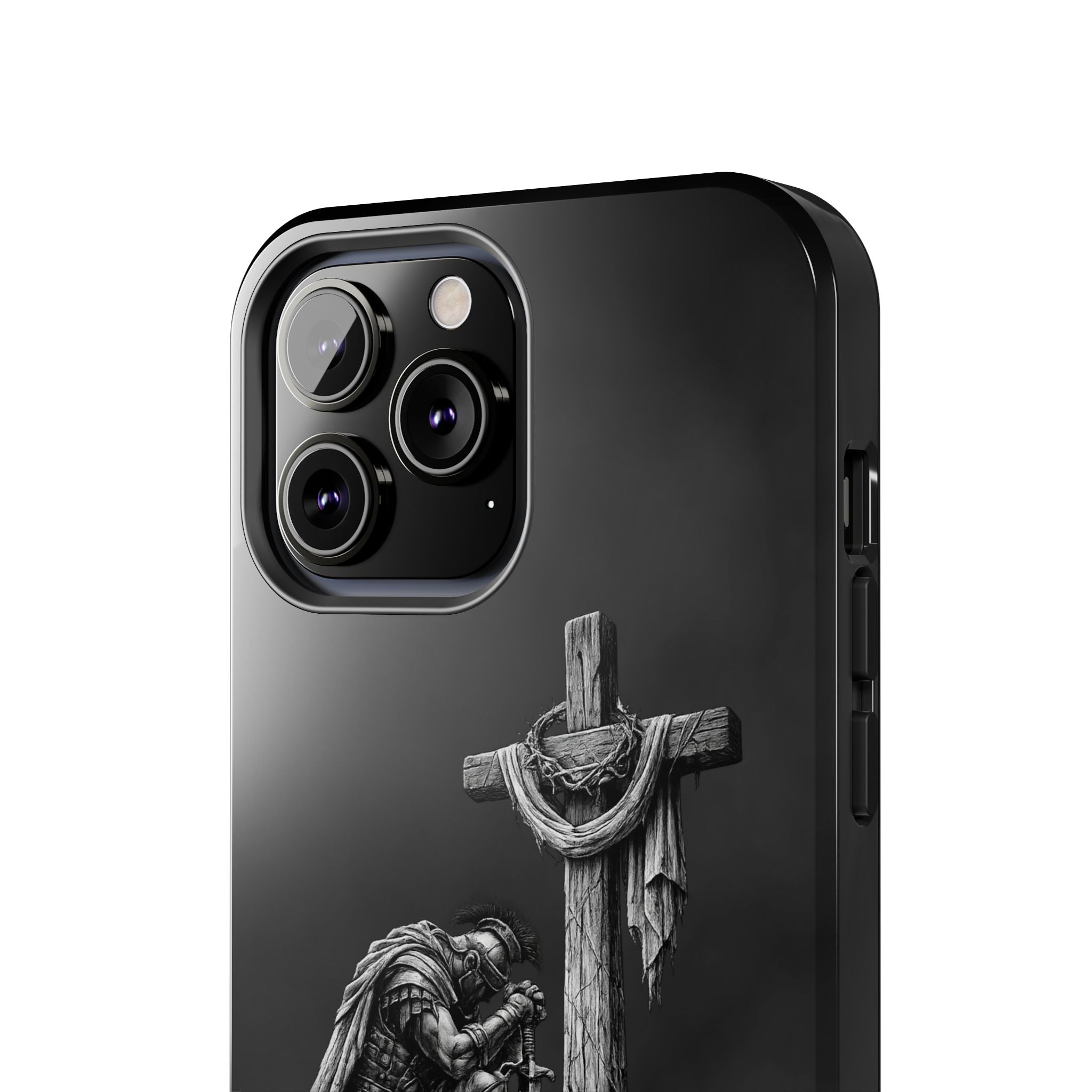 Warrior Faith iPhone 17 16 15 14 13 Case Isaiah 41:10 Scripture Case Christian Pro Max Case Strength Motivational Christian iPhone Case