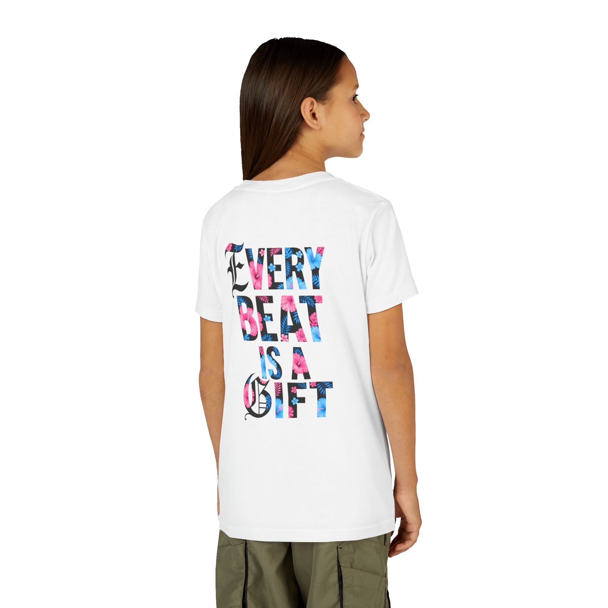 Youth Tee — "Every Beat Is a Gift" Graphic Shirt