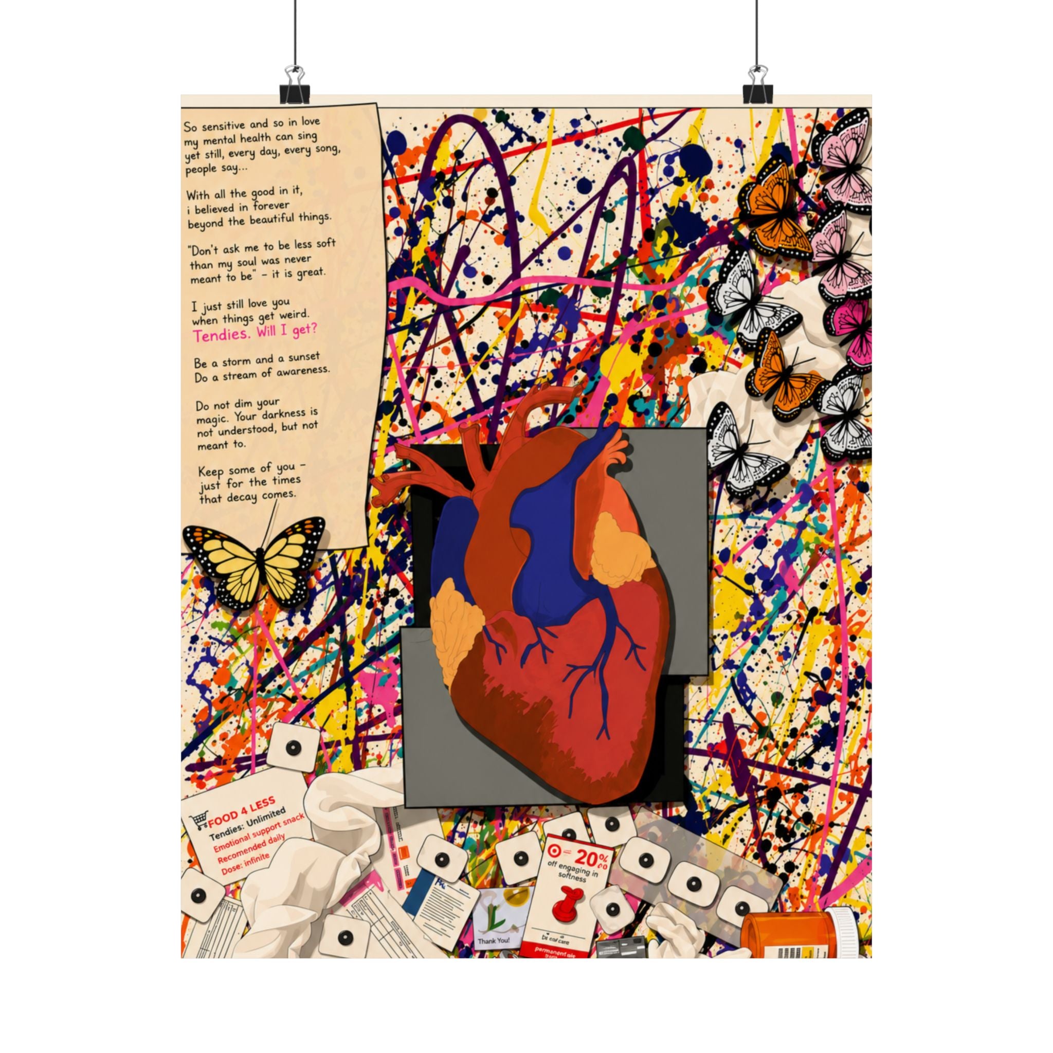 Copy of Psychedelic Giraffe Smoking Poster