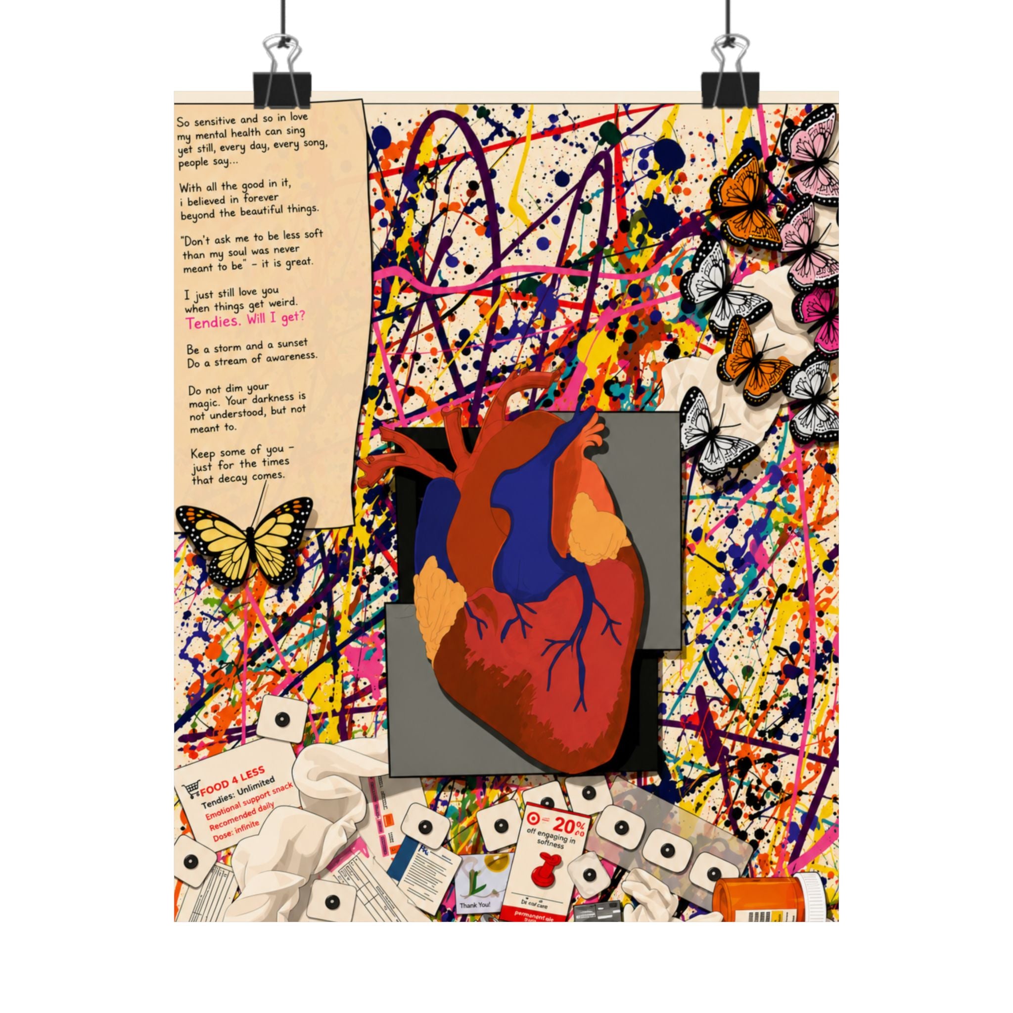Copy of Psychedelic Giraffe Smoking Poster