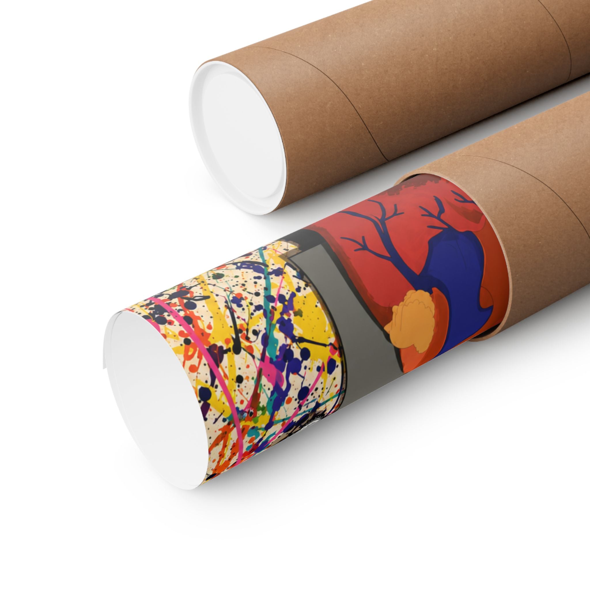 Copy of Psychedelic Giraffe Smoking Poster